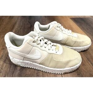 Nike Air Force 1 Crater Sneakers- Summit White (Women’s 7.5)